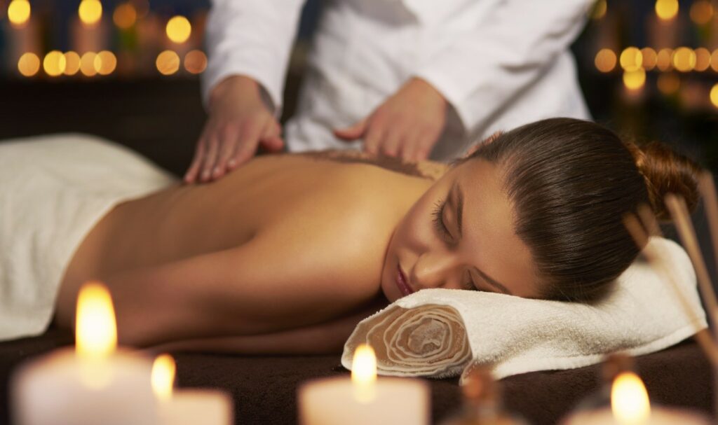 Californian massage offer Domaine de la Dombes