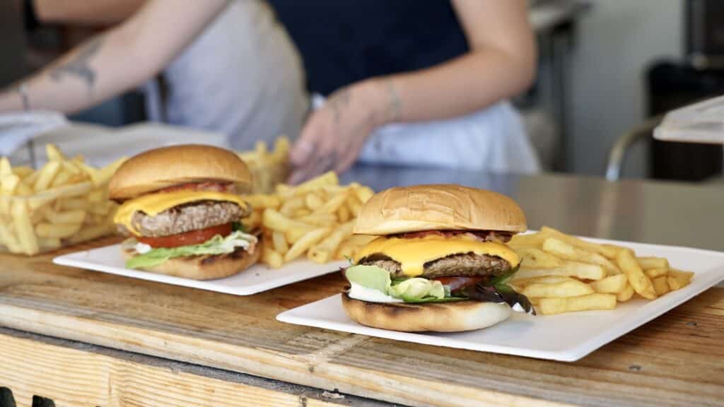 burgers du snack du Domaine de laDombes